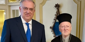 Συνάντηση Θεοδωρικάκου, με τον Οικουμενικό Πατριάρχη Βαρθολομαίο
