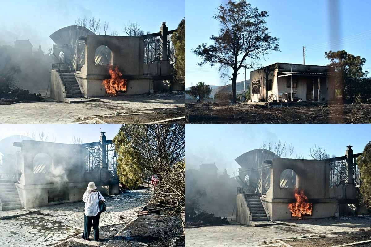 Φωτιά στην Παλαιά Φώκαια: Σε επιφυλακή για τις αναζωπυρώσεις - Κατεστραμμένα σπίτια άφησε πίσω του η πύρινη λαίλαπα [Εικόνες-Βίντεο] - Ελεύθερος Τύπος